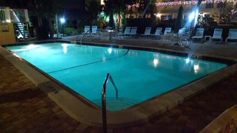 Pool deck
